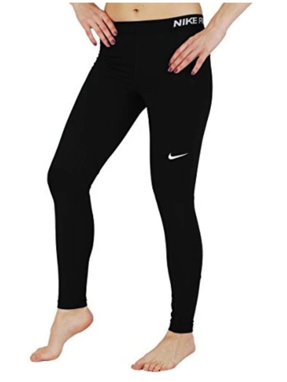 Nike Dri-Fit Pro Cool Training Tights Black 725477-010 Size XS